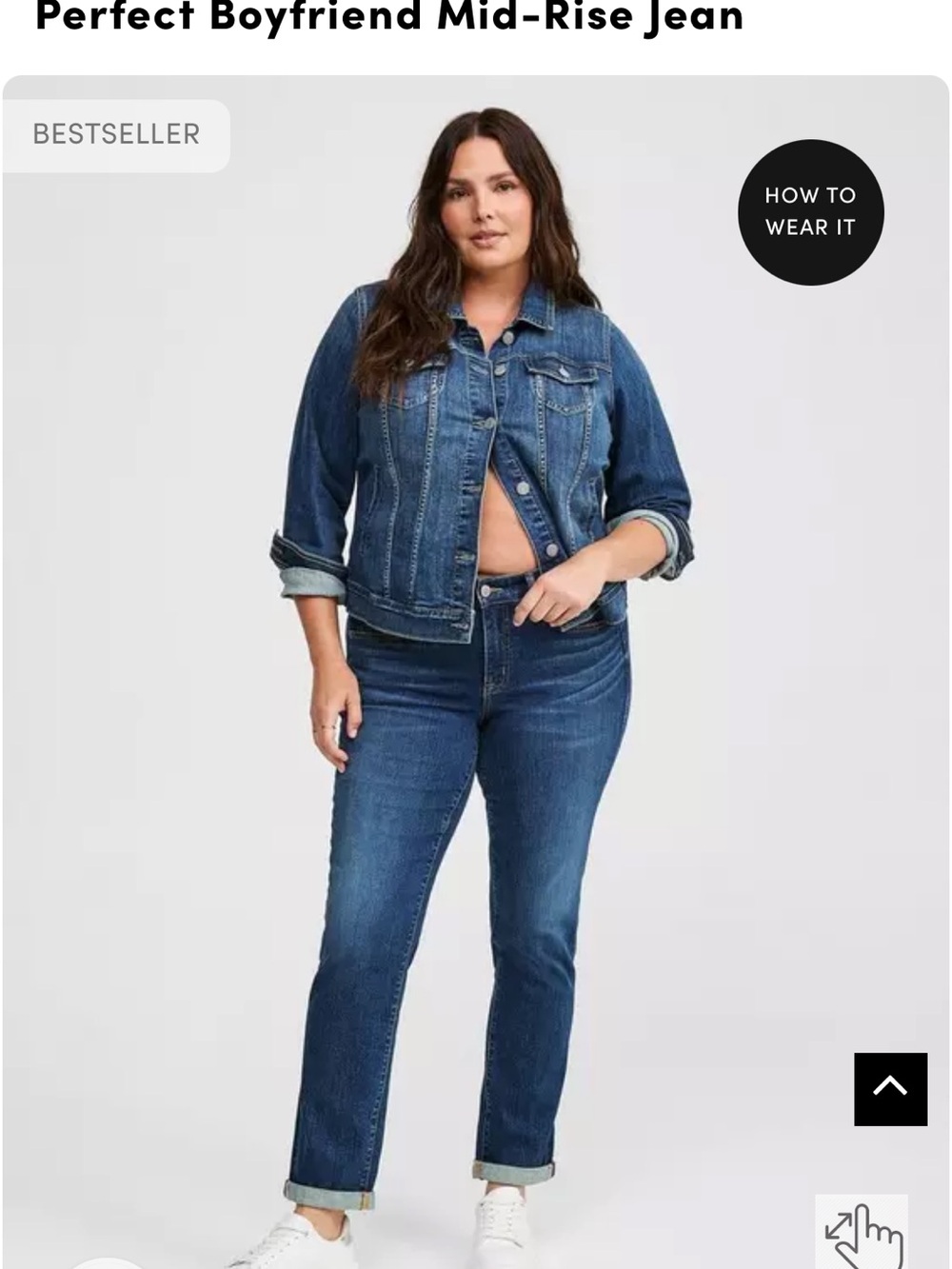 torrid Dark Blue Boyfriend Jeans
